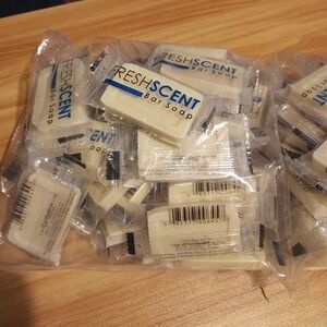 Travel size FreshScent Bar Soap Hotel Guest Amenities Individ Wrapped bag of 96